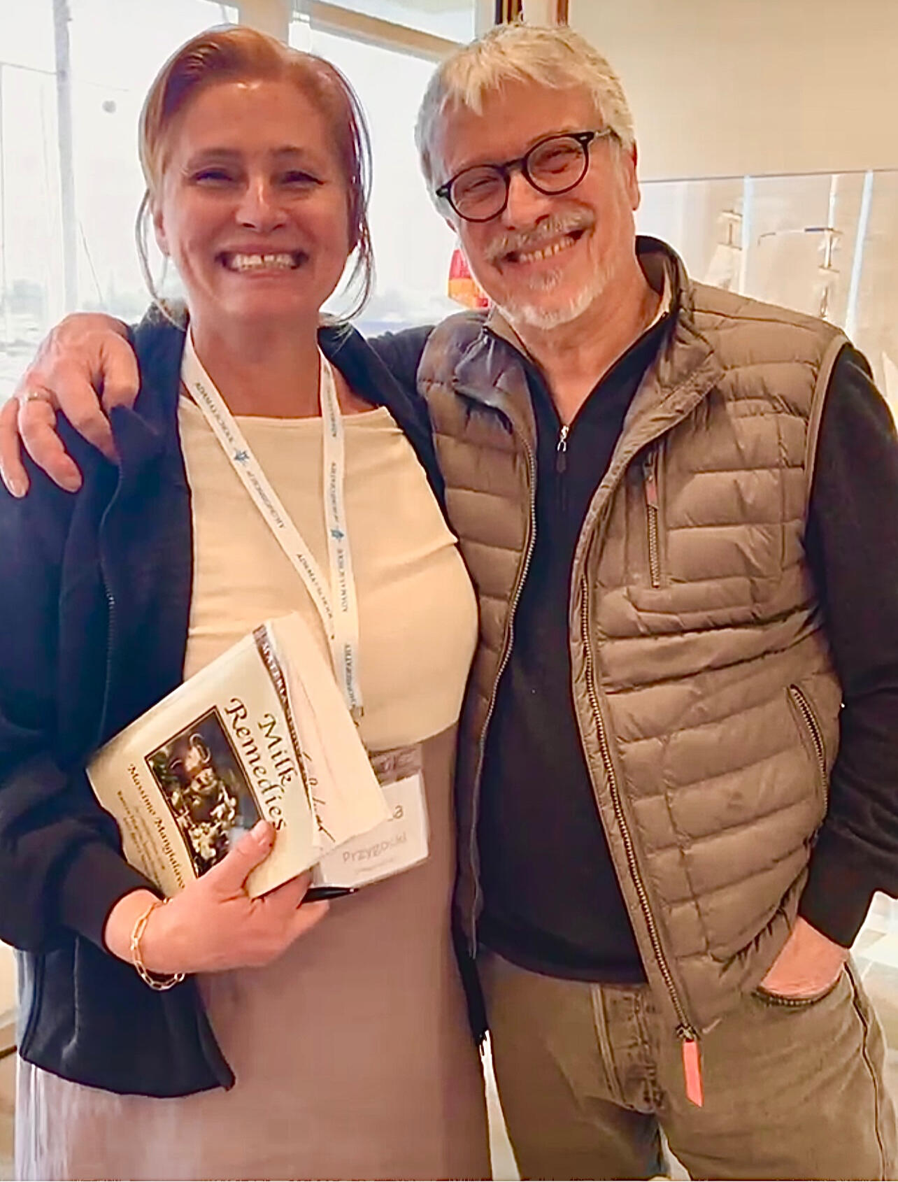 With one of my Italian omeopatica heroes, il bello Dr. Massimo Mangialavori
